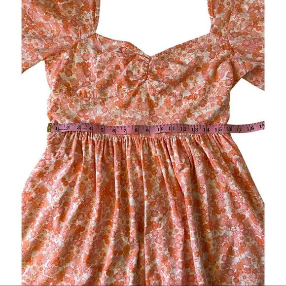 BPāāOrange/PeachĀ SummerāDressāsizeā-Medium - Picture 8 of 10